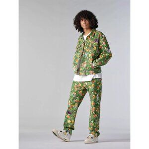 Levis X Pokemon Vintage Fit Trucker Jacket Denim Pokemon 25 Garden, Size S New!